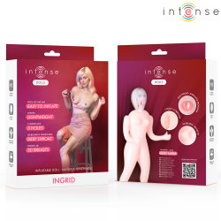 Intense dolls - ingrid muñeca hinchable con tres orificios - - 4