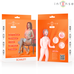 Intense dolls - scarlett muñeca hinchable con tres orificios - - 3