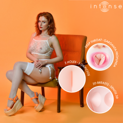Intense dolls - scarlett muñeca hinchable con tres orificios - - 4