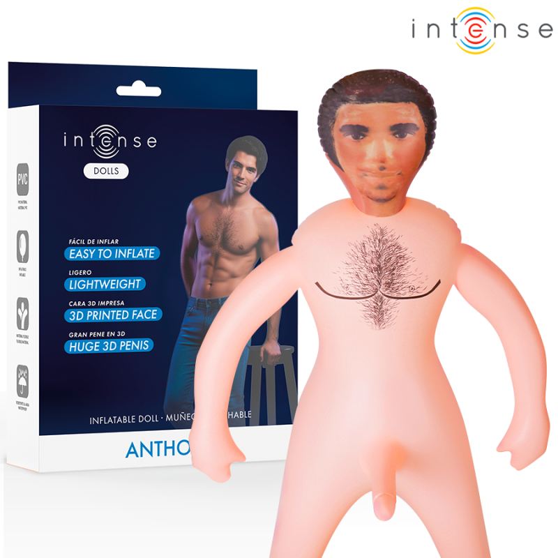 Intense dolls - anthony muñeco hinchable pene 3d - - 1