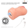 Altavoz y conexión para auriculares del masturbador Catherine