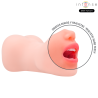 Boca con dientes realistas del masturbador Riley