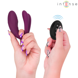 Intense - sandra vibrador & estimulador de pinzas con golpeteo control remoto - - 2