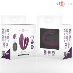 Intense - sandra vibrador & estimulador de pinzas con golpeteo control remoto - - 3