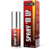 Frasco y caja actuales de Spray 'M Up