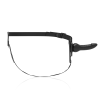 Fetish submissive arnés silicona color negro realistic 16cm - 4