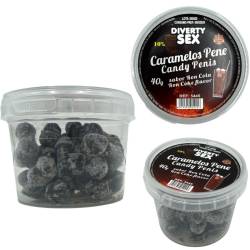 Diablo picante - 20 caramelos pene con sabor ron cola - - 2