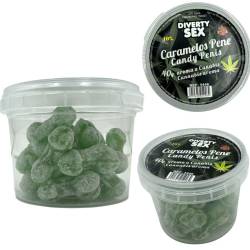 Diablo goloso - 20 caramelos pene aroma cannabis - 2