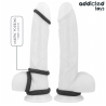 Addicted toys - set anillos pene texturizados 4 tamaños -  - 4