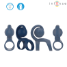 Intense Tyson anillo vibrador con bola, varias vistas con iconos