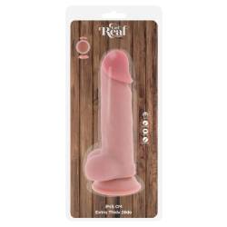 Get real - pene realístico deluxe con testículos extra grueso 34.5 cm - - 5