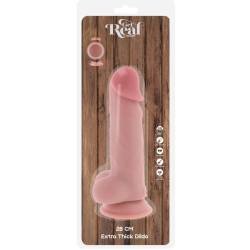 Get real - pene realístico deluxe con testículos extra grueso 28 cm - - 5