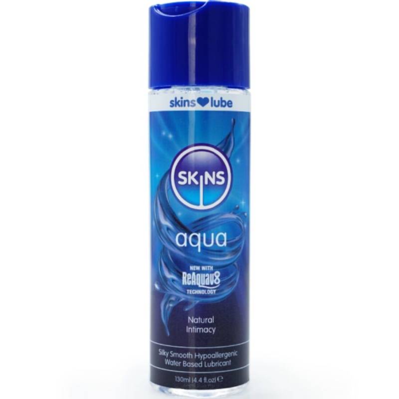 Skins - aqua lubricante base de agua 130 ml - - 1