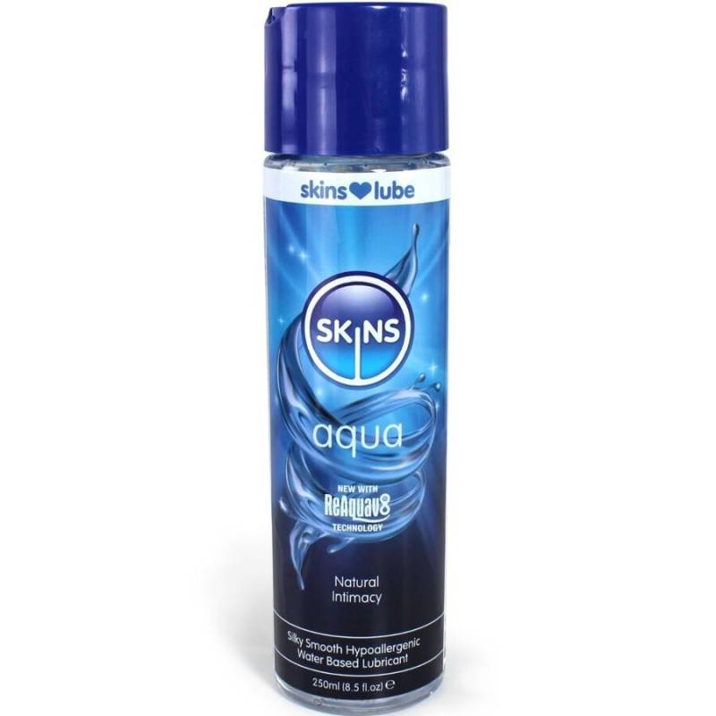 Skins - aqua lubricante base de agua 250 ml - - 1