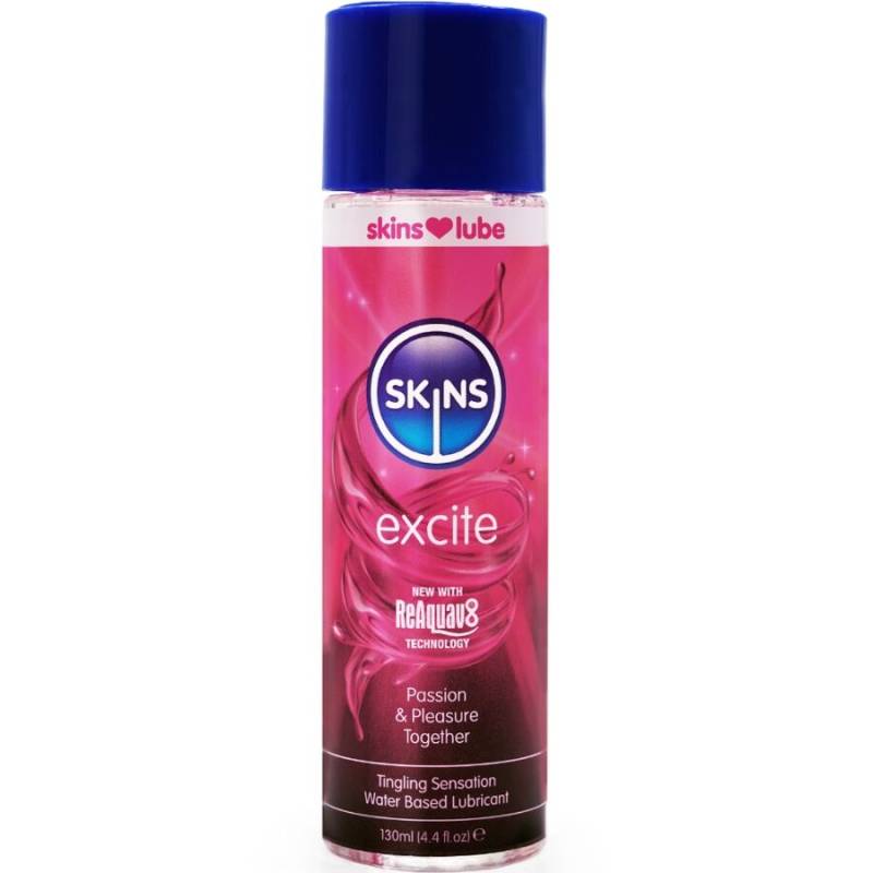 Skins - excite lubricante base de agua 130 ml -  - 1