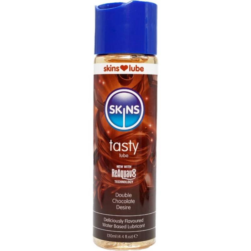 Skins - tasty lubricante base de agua doble chocolate 130 ml - - 1