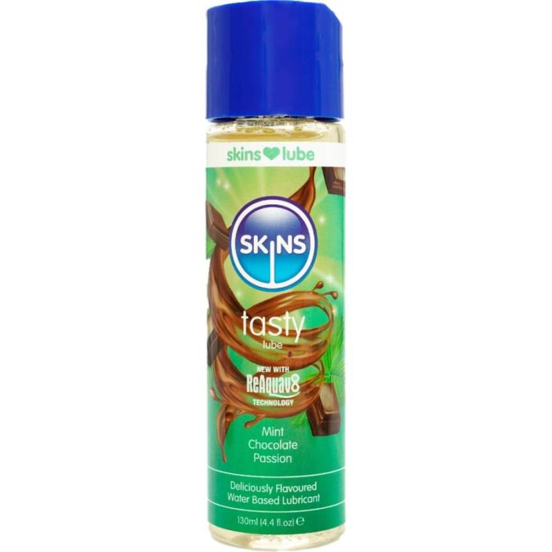 Skins - tasty lubricante base de agua menta & chocolate 130 ml - - 1