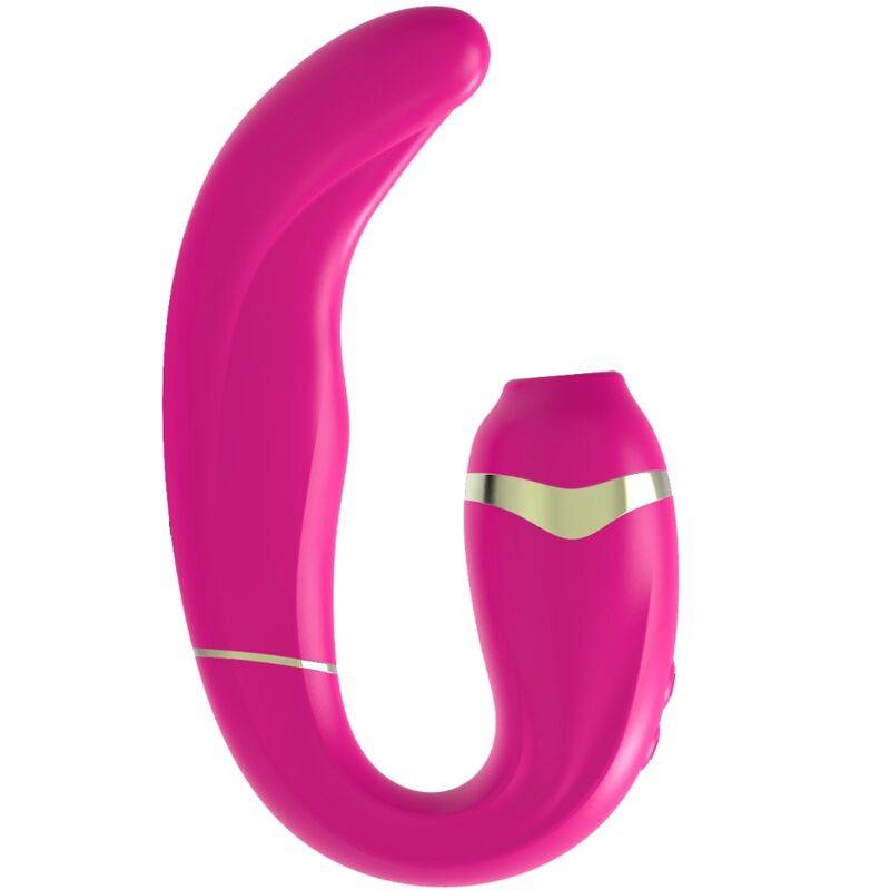 Succionador y estimulador de punto G Adrien Lastic My G rosa