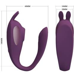 Pretty love - shey estimulador & vibrador app gratuita larga distancia morado - - 6