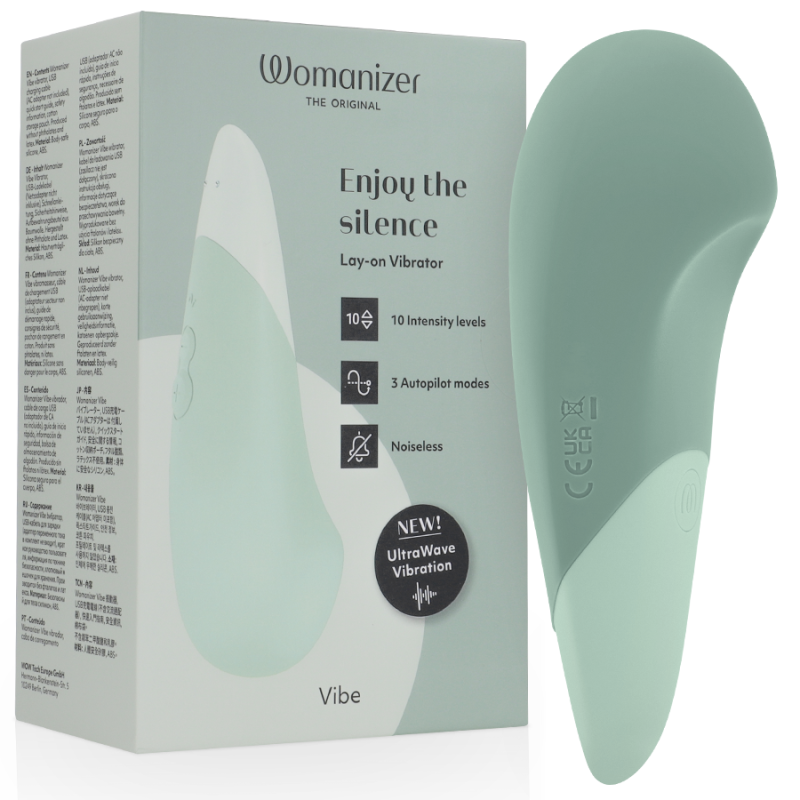 Womanizer - vibe vibrador lay-on silencioso verde claro - - 1