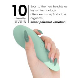 Womanizer - vibe vibrador lay-on silencioso verde claro - - 5