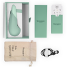 Contenido de la caja del Womanizer Vibe verde claro