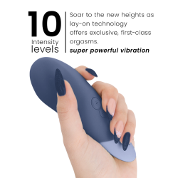 Womanizer - vibe vibrador lay-on silencioso azul oscuro - - 5
