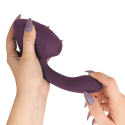 Womanizer - duo next estimulador vibrador dual clítoris & punto·g morado - - 4