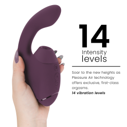 Womanizer - duo next estimulador vibrador dual clítoris & punto·g morado - - 5