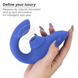 Womanizer - blend estimulador vibrador rabbit azul - - 3