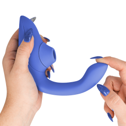 Womanizer - blend estimulador vibrador rabbit azul - - 4
