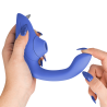 Womanizer - blend estimulador vibrador rabbit azul - 4