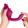 Womanizer - blend estimulador vibrador rabbit fucsia - 4