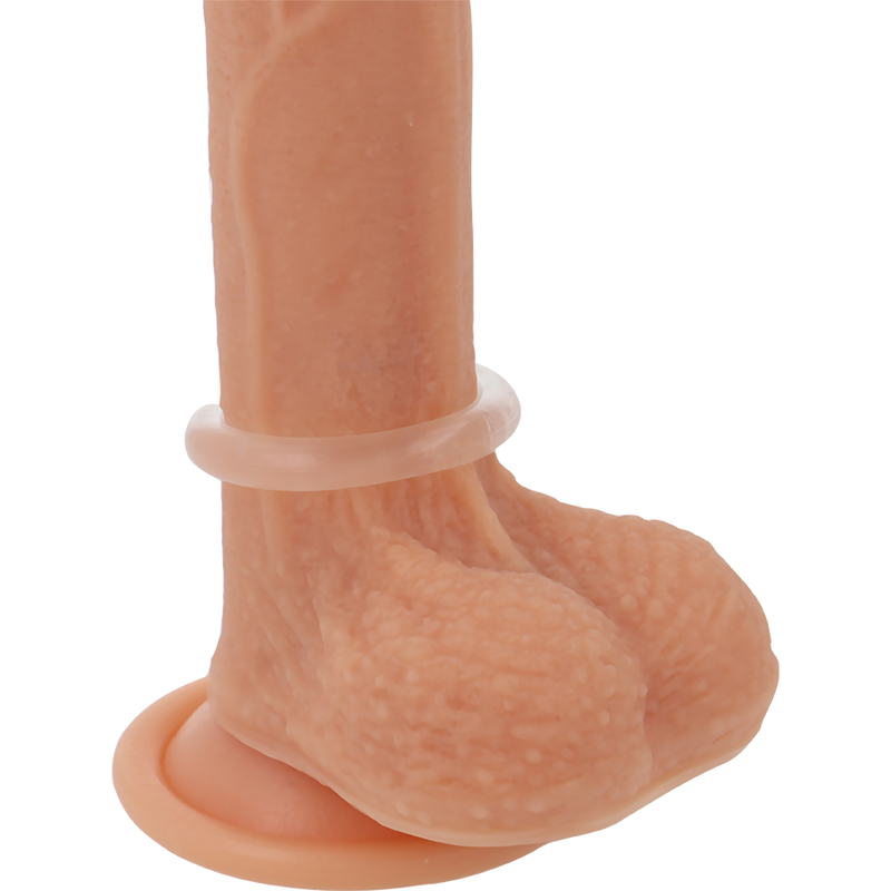 Anillo Powering PR01 transparente en la base del pene