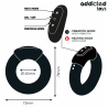 Addicted toys - anillo pene vibrador efecto calor control remoto - 6