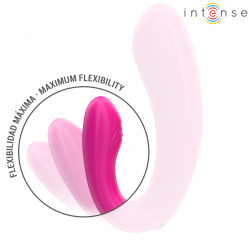 Intense - janet estimulador y vibrador dual en forma de u con control remoto rosa - - 5