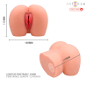 Medidas del masturbador Ariana: 140 x 115 mm y 85 mm penetrables