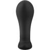 Fun Factory BOOTIE S negro visto desde la punta y la base