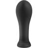 Vista frontal del plug anal BOOTIE L negro