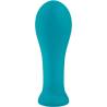 Vista frontal del plug BOOTIE L aguamarina