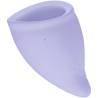 FUN CUP talla A violeta vista desde el borde