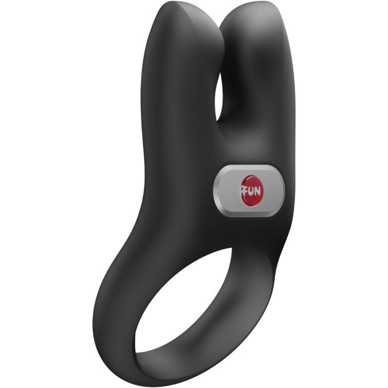 Fun factory - nos classic anillo vibrador pene negro