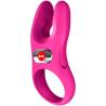 Anillo vibrador Fun Factory NŌS Pro magenta de frente