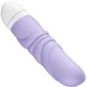 Detalle diagonal de JAM violeta con cuerpo estriado y base blanca