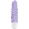 Vista frontal completa de JAM violeta con base blanca