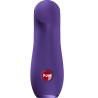 Vista frontal completa de STELLA morado con punta curva y botón