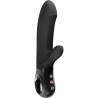 Vista lateral de BI STRONIC EMBRACE negro con eje curvado, brazo externo, aro y botones