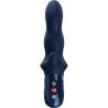 Vista frontal de BI STRONIC CRAVE azul oscuro con eje contorneado y panel de botones
