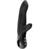 Vista lateral de BI STRONIC ARC negro con eje largo curvado, brazo externo, aro y controles