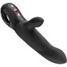 Vista diagonal de BI STRONIC ARC negro mostrando la curva, el brazo vibrador y el asa